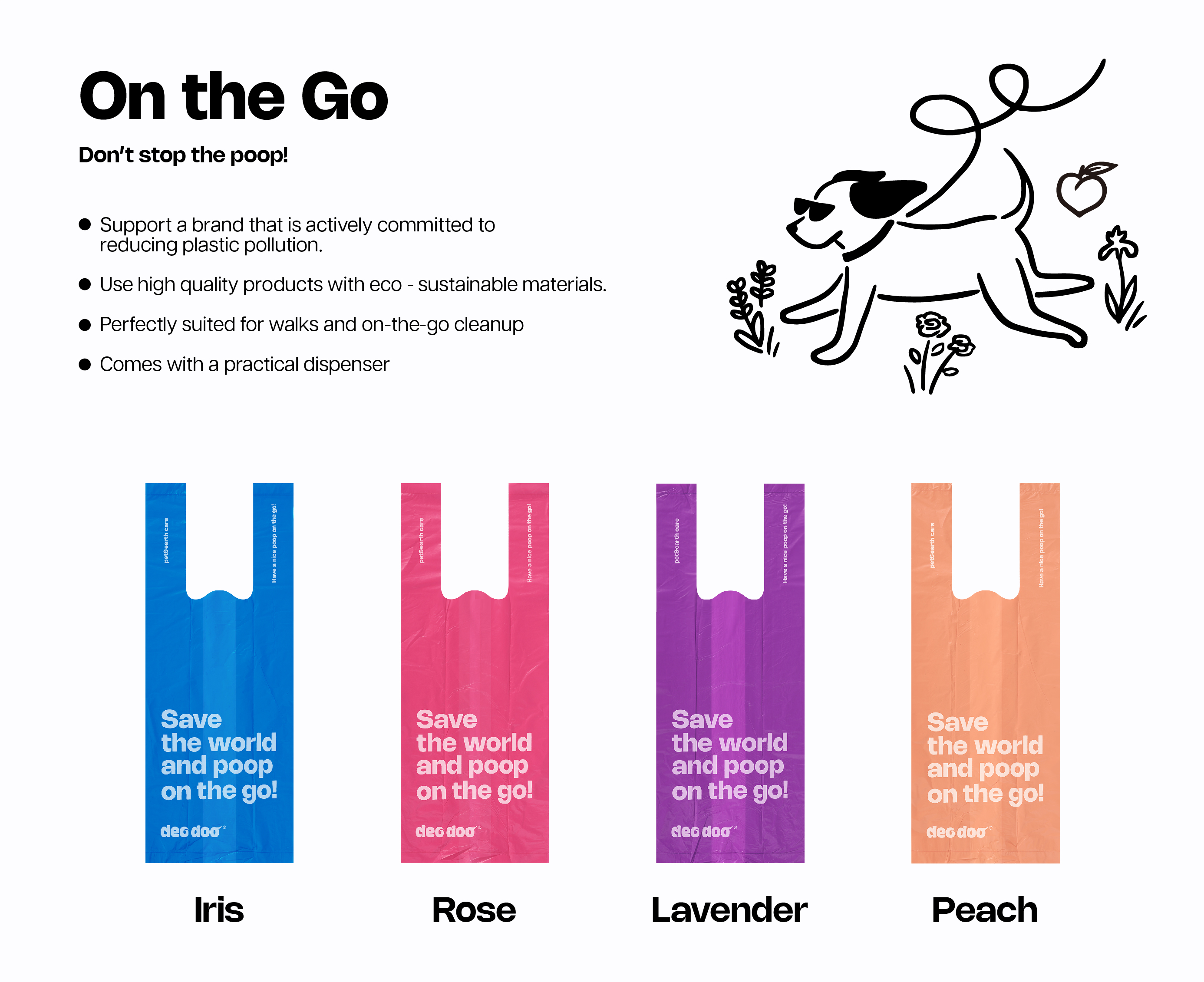 Doodaily poop bag information card